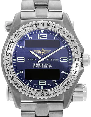 Breitling Emergency Titanium Blue Dial